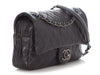 Chanel Argent Quilted Shiny Caviar Easy Flap