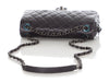 Chanel Argent Quilted Shiny Caviar Easy Flap