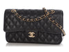 Chanel Medium/Large Black Quilted Caviar Classic Double Flap