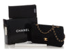 Chanel Medium/Large Black Chevron-Quilted Suede Classic Double Flap