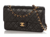 Chanel Medium/Large Vintage Black Quilted Lambskin Classic Double Flap