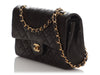 Chanel Medium/Large Vintage Black Quilted Lambskin Classic Double Flap