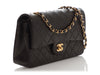 Chanel Medium/Large Vintage Black Quilted Lambskin Classic Double Flap