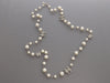 Chanel Long Pearl and Crystal Logo Necklace