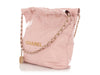 Chanel Small Pink Quilted Calfskin Hobo 22