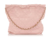 Chanel Small Pink Quilted Calfskin Hobo 22