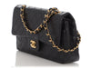 Chanel Vintage Medium/Large Black Quilted Lambskin Classic Double Flap