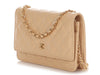 Chanel Beige Quilted Caviar Wallet on Chain WOC