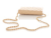 Chanel Beige Quilted Caviar Wallet on Chain WOC