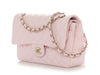 Chanel Medium/Large Light Pink Shiny Caviar Classic Double Flap