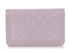 Chanel Lilac Metallic Patent Boy Wallet On Chain