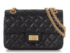 Chanel Mini Black Quilted Aged Calfskin 2.55 Reissue