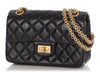 Chanel Mini Black Quilted Aged Calfskin 2.55 Reissue