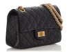 Chanel Mini Black Quilted Aged Calfskin 2.55 Reissue