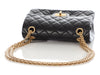 Chanel Mini Black Quilted Aged Calfskin 2.55 Reissue