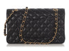 Chanel Medium/Large Black Quilted Caviar Classic Double Flap