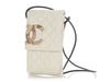 Chanel White Quilted Calfskin Cambon Ligne Crossbody