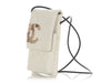 Chanel White Quilted Calfskin Cambon Ligne Crossbody