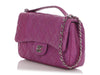 Chanel Purple Watersnake Easy Carry Flap