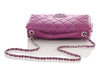 Chanel Purple Watersnake Easy Carry Flap