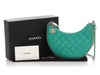 Chanel Mini Green Quilted Lambskin Chain Around Hobo