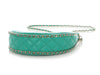 Chanel Mini Green Quilted Lambskin Chain Around Hobo