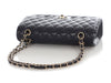 Chanel Medium/Large Navy Quilted Caviar Classic Double Flap