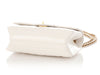 Chanel Mini White Chevron-Quilted Aged Calfskin Reissue 2.55