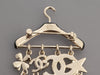 Chanel CC Logo Charms Clothes Hanger Brooch