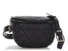 Chanel Black Quilted Caviar Uniform Waist Bag  