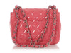 Chanel Mini Pink Puffy Quilted Patent Classic