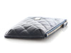 Chanel Navy Quilted Caviar Zip Phone Pouch