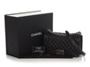 Chanel Old Medium Black Quilted Calfskin Boy