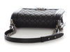 Chanel Old Medium Black Quilted Calfskin Boy