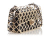 Chanel Small Gold Metal Cage Flap