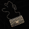 Chanel Small Gold Metal Cage Flap