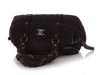 Chanel Brown Quilted Suede Lady Braid Bowler Bag