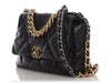 Chanel Large Black Goatskin 19 Flap