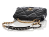 Chanel Large Black Goatskin 19 Flap