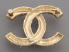 Chanel Large Crystal CC Logo Brooch