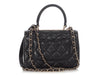 Chanel Mini Black Quilted Lambskin Trendy CC