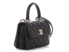 Chanel Mini Black Quilted Lambskin Trendy CC