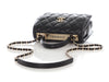 Chanel Mini Black Quilted Lambskin Trendy CC