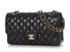 Chanel Medium/Large Black Quilted Lambskin Classic Double Flap