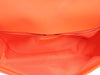 Chanel Old Medium Neon Orange Quilted Patent Boy Bag