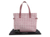 Chanel Pink Canvas Travel Ligne Tote