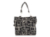 Chanel Black and White Canvas Rue Cambon Tote