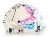 Chanel White CC Graffiti Baseball Hat