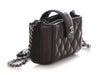 Chanel Mini Black Quilted Lambskin Crossbody Phone Case