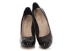 Chanel Black Capped Toe Pumps